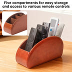 5-Slot Remote Control Holder Box - Desktop Organizer for TV, Media Player, Heater & Game Controllers eprolo