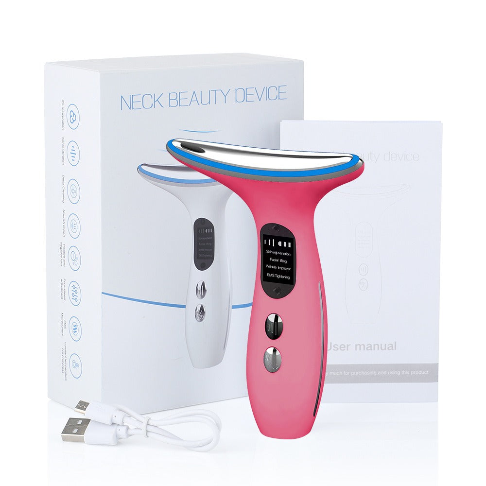 Color light microcurrent constant temperature neck beauty instrument neck and facial beauty instrument eprolo