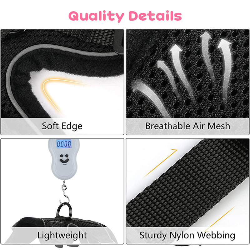 Cat Harness and Leash with Easy Control, Escape-Proof - Soft Adjustable Vest Harness for Walking Cats. eprolo