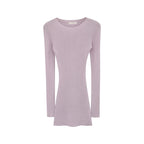 Women's Lightweight Knit Top | Round Neck Long Sleeve Pullover - Whispering Desires Shoppe