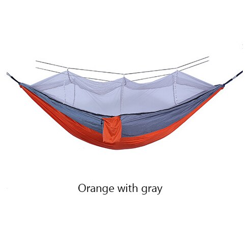 Bourette spinning 210T Nylon Hammock Outdoor Anti-mosquito Hammock Outdoor Camping Goods Bed Bearing eprolo