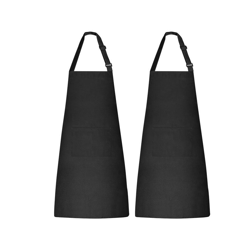 Solid color apron for kitchen and household use waterproof and oil resistant eprolo