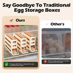 Refrigerator Egg Storage Box Automatic Scrolling Egg Holder Kitchen Large Capacity Dedicated Rolling Egg Storage Box for Kitchen eprolo