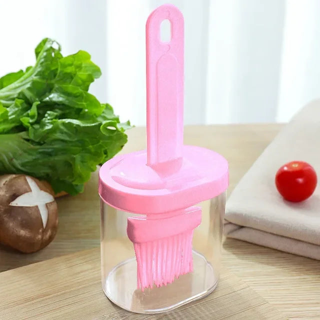 Cookware Bbq Oiler With Brush Kitchen Utensil Kitchen Baking Utensils Barbeque Oil Brush Outdoor Barbecue Cooking Tools Modern eprolo