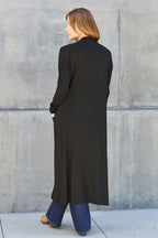 Basic Bae Open-Front Long Sleeve Cover Up - Whispering Desires Shoppe