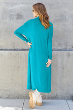 Basic Bae Open-Front Long Sleeve Cover Up - Whispering Desires Shoppe