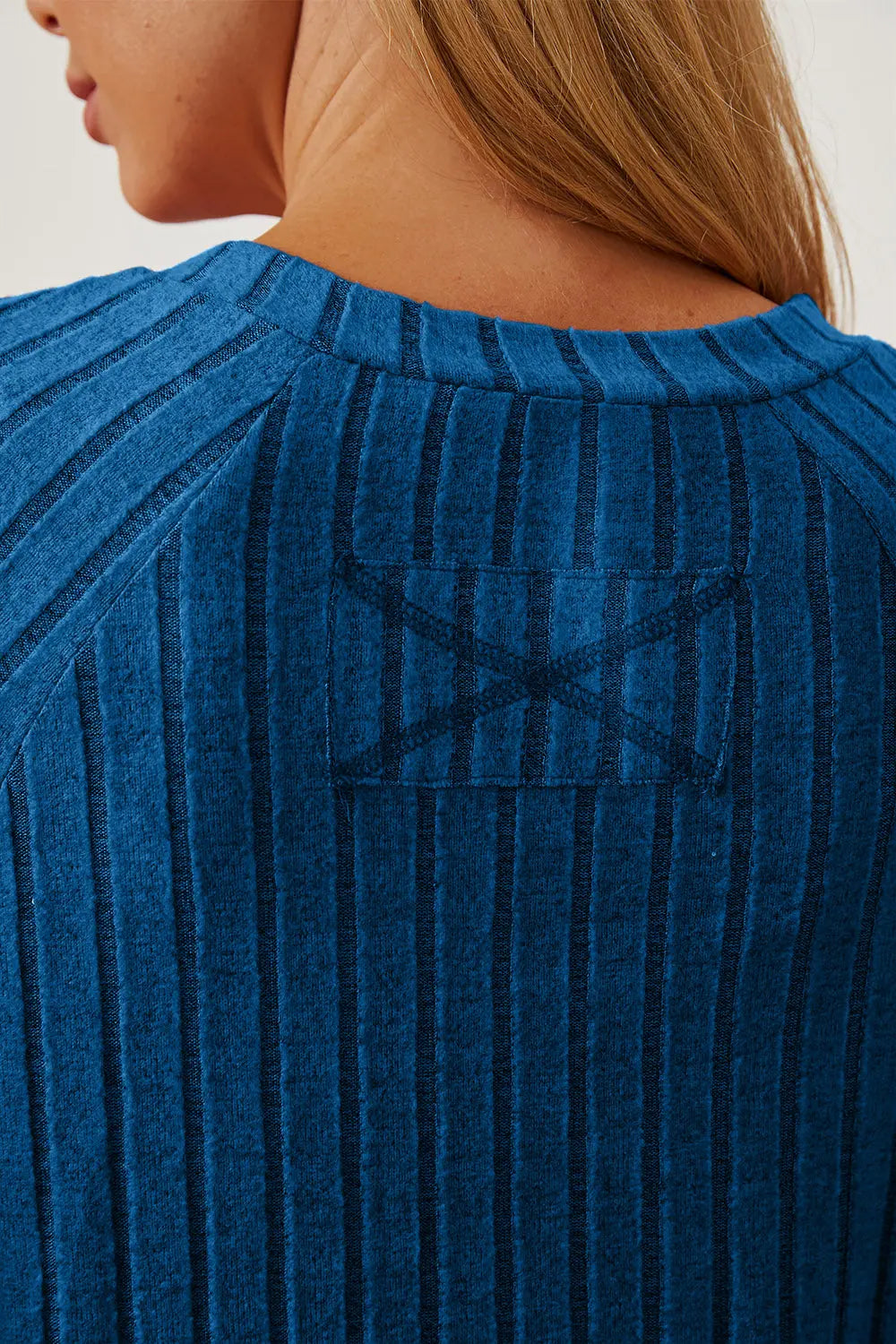 Basic Bae Ribbed Thumbhole Long-Sleeve Tee - Whispering Desires Shoppe