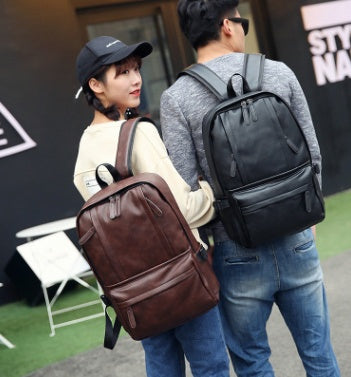 PU men's shoulder bag shoulder bag student bag computer men bag tide - Whispering Desires Shoppe