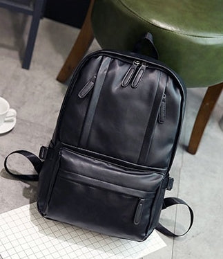 PU men's shoulder bag shoulder bag student bag computer men bag tide - Whispering Desires Shoppe