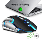 HXSJ new wireless mouse 2.4GPI gaming mouse glowing mouse - Whispering Desires Shoppe