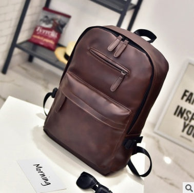 PU men's shoulder bag shoulder bag student bag computer men bag tide - Whispering Desires Shoppe