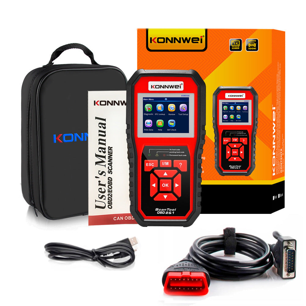 KW850 OBD2 CAN BUS Code Reader car engine fault code detector scanner - Whispering Desires Shoppe