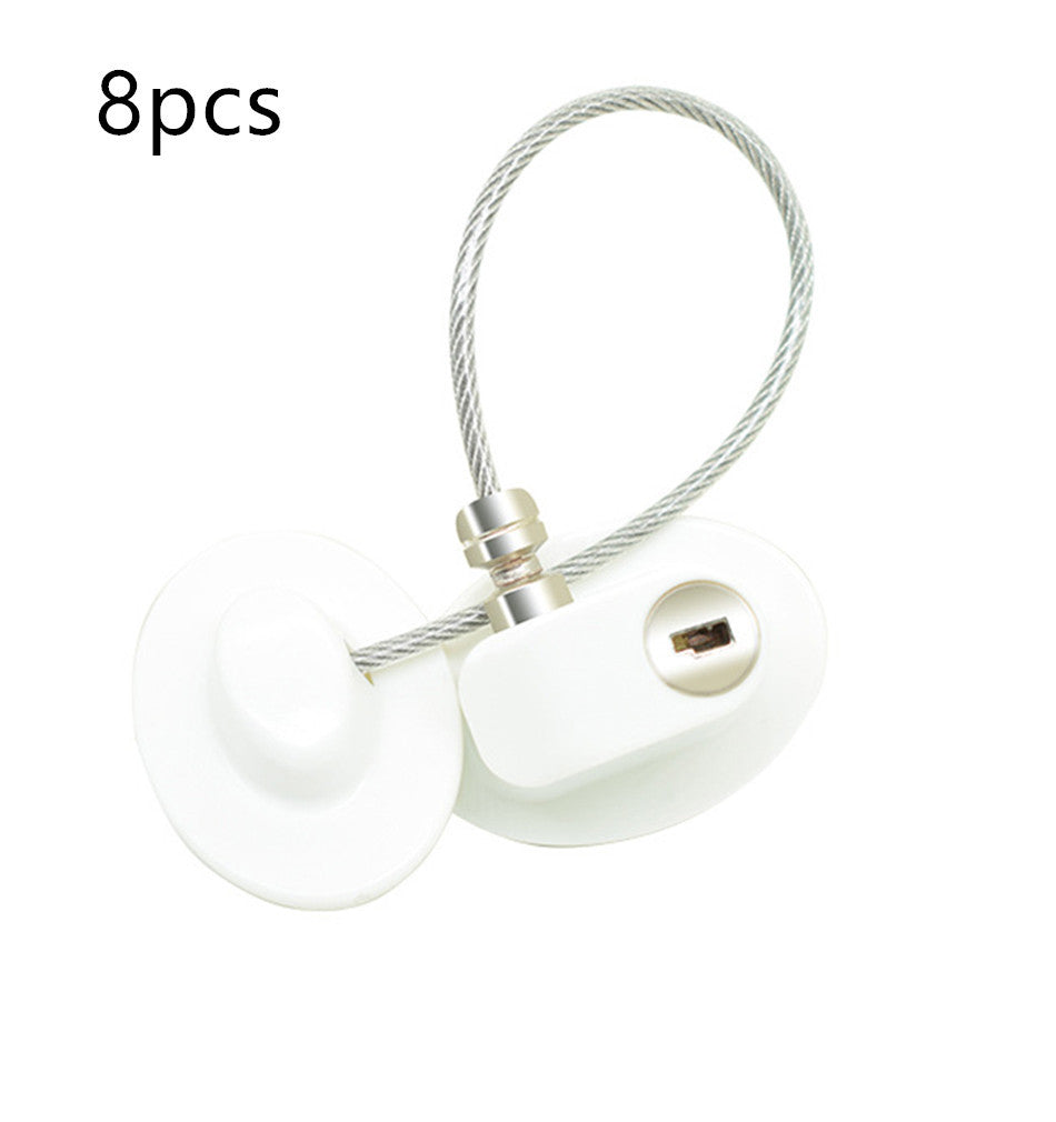 Window Security Chain Lock Window Cable Lock Restrictor Multifunctional Window Lock Door Security Guard for Baby Safety 1Pcs - Whispering Desires Shoppe