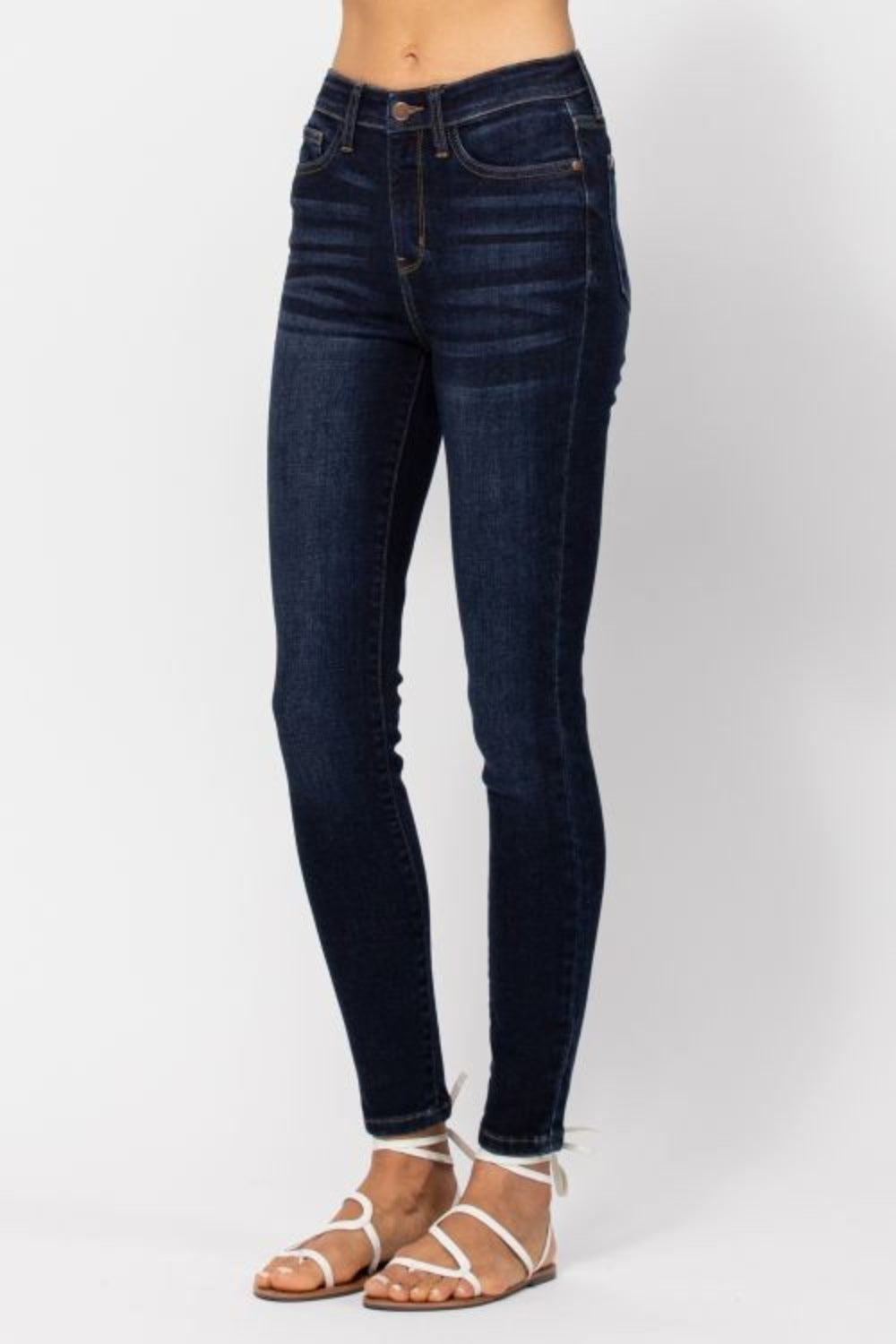 Judy Blue High-Rise Full-Size Skinny Jeans - Whispering Desires Shoppe