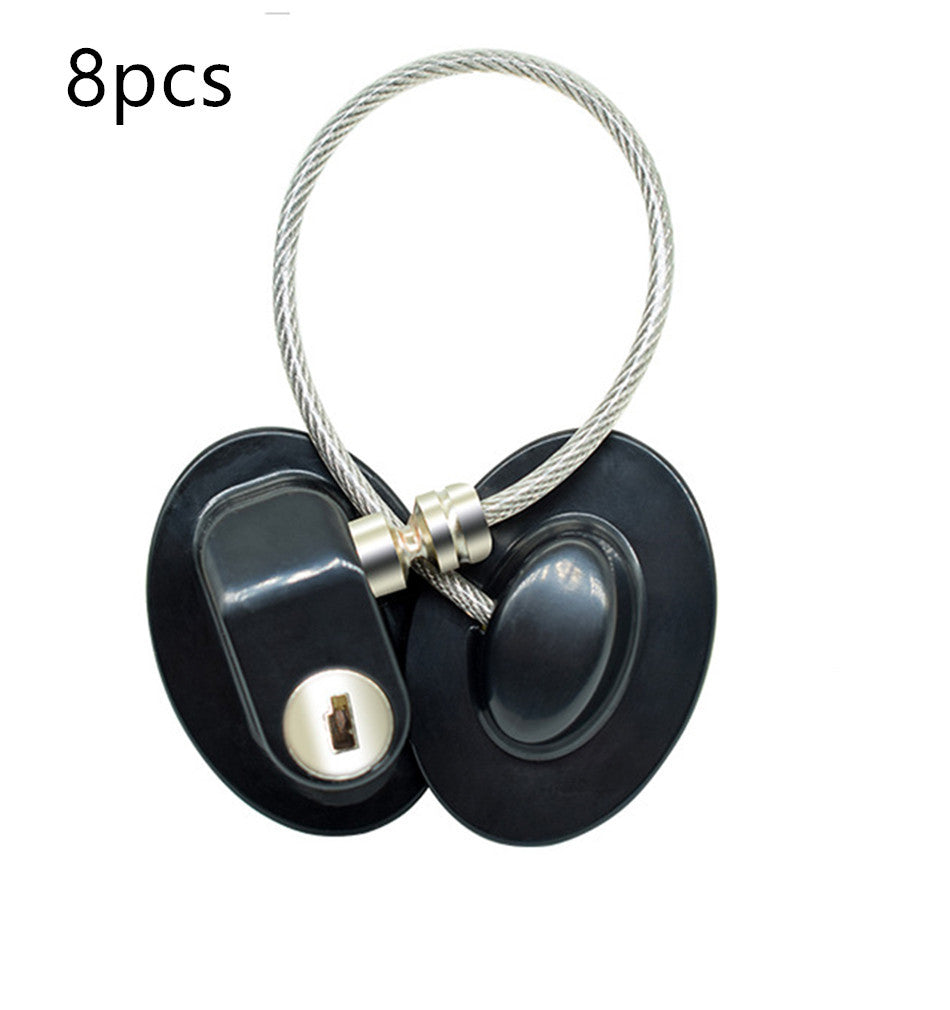 Window Security Chain Lock Window Cable Lock Restrictor Multifunctional Window Lock Door Security Guard for Baby Safety 1Pcs - Whispering Desires Shoppe