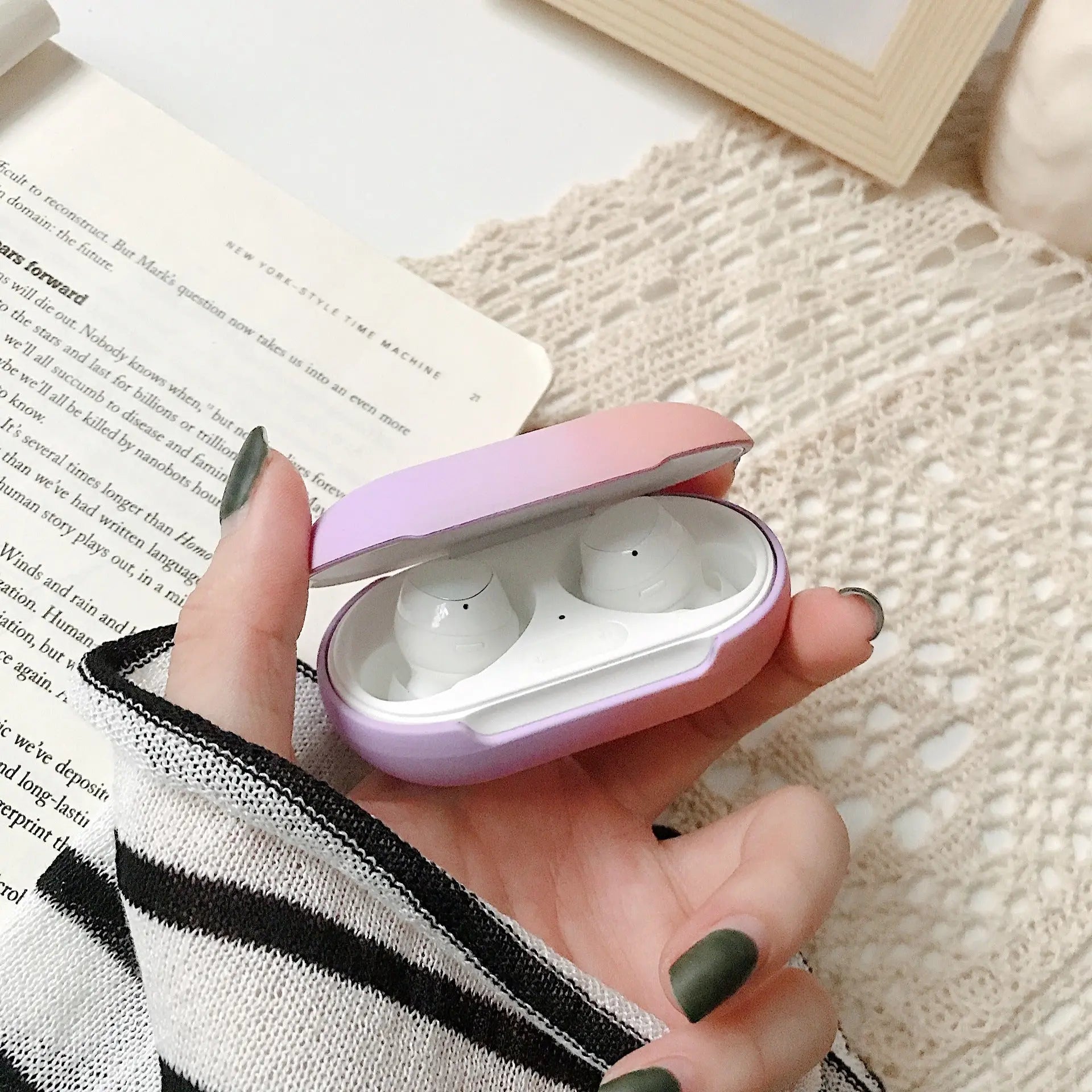 Gradient Samsung Bluetooth Headset Galaxy Buds+ Protective Case - Whispering Desires Shoppe