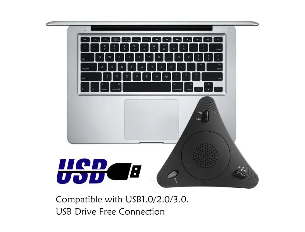 Video Conference Omnidirectional Microphoneconference Microphone Echo Canceller USB Free Drive - Whispering Desires Shoppe