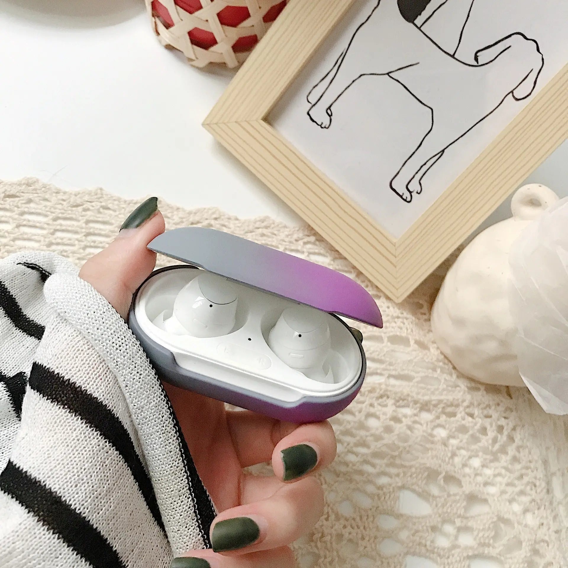 Gradient Samsung Bluetooth Headset Galaxy Buds+ Protective Case - Whispering Desires Shoppe