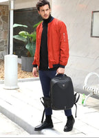 Cross border men's double shoulder bag multi function anti-theft 15.6 inch computer package British bag leisure business bag - Whispering Desires Shoppe
