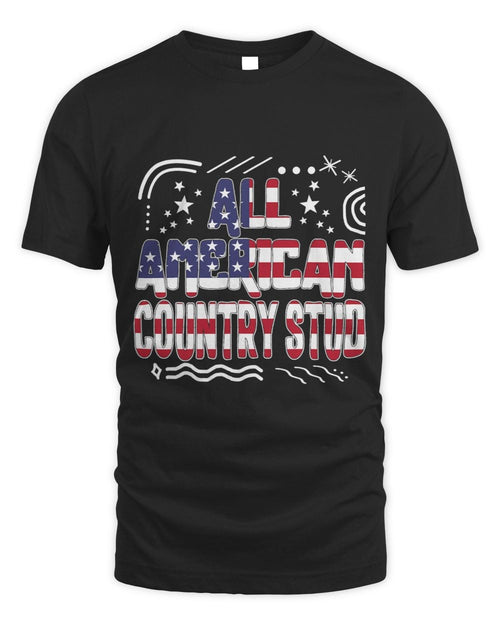 4th Of July All American Country Stud USA Flag America Indep Whispering Desires Shoppe