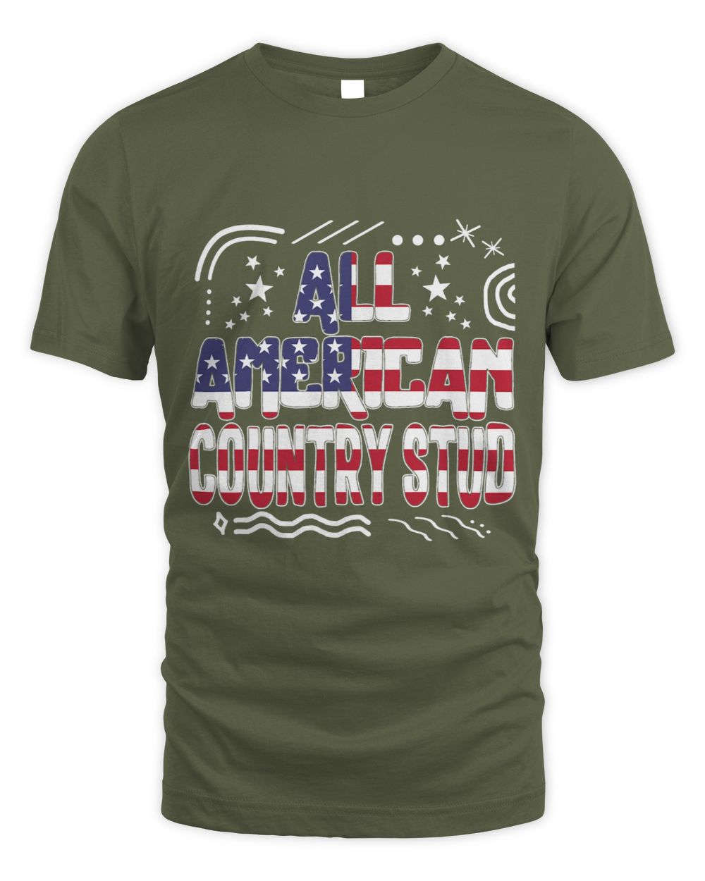 4th Of July All American Country Stud USA Flag America Indep Whispering Desires Shoppe