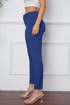 StretchyStitch Pocketed Pants — Basic Bae - Whispering Desires Shoppe