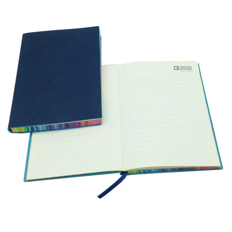 Colorful Rainbow Side A5 Leather Cover Notebook - Whispering Desires Shoppe