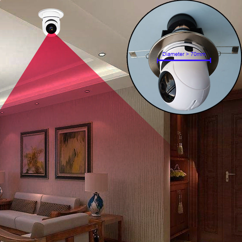 Bulb Shaking Head Machine Yilot APP Wireless WIFI Camera Home Security Monitoring - Whispering Desires Shoppe
