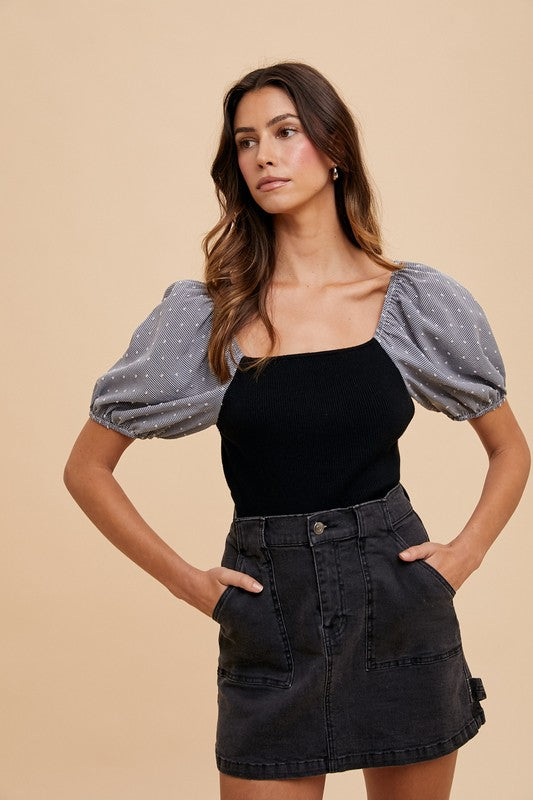 Annie Wear Cargo Denim Mini Skirt - Whispering Desires Shoppe