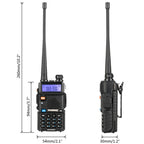 Baofeng Uv-5R Three Segment Walkie Talkie Vhf 220-226Mhz Uhf Frequency Dual Antenna Walkie Talkie Civil Handpiece - Whispering Desires Shoppe