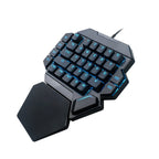 Eat Chicken One-handed Mechanical Keyboard Throne Left-handed Small Keyboard Mobile Game External Ebay Amazon Keyboard - Whispering Desires Shoppe