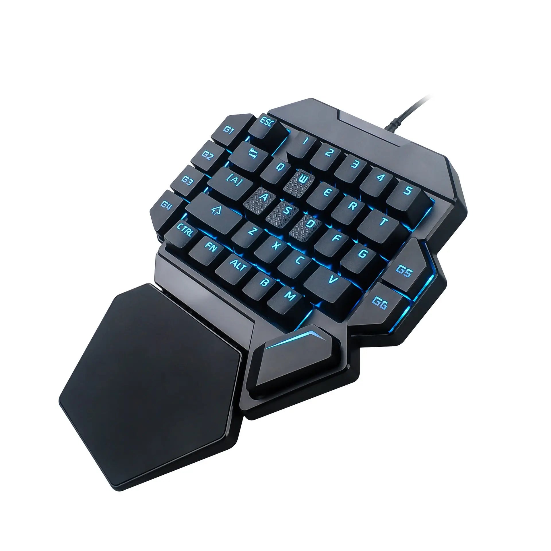 Eat Chicken One-handed Mechanical Keyboard Throne Left-handed Small Keyboard Mobile Game External Ebay Amazon Keyboard - Whispering Desires Shoppe