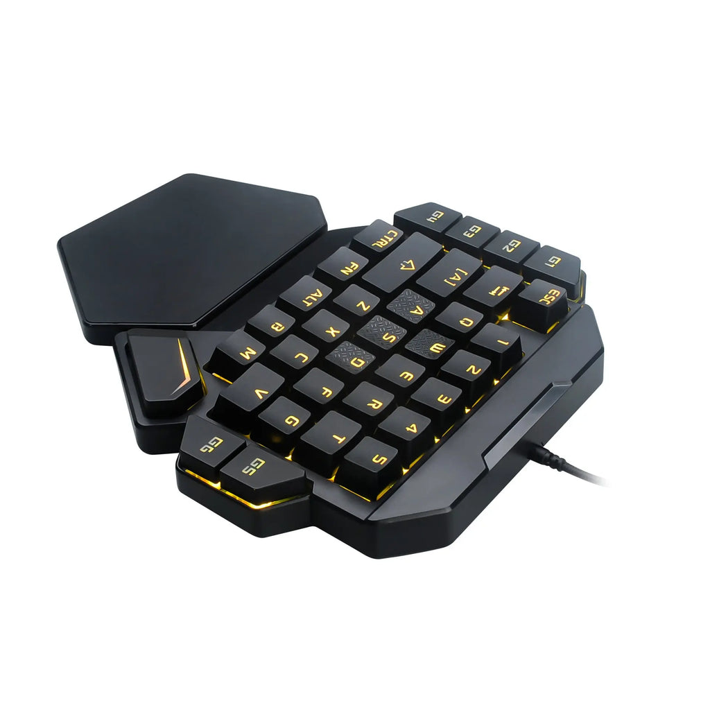 Eat Chicken One-handed Mechanical Keyboard Throne Left-handed Small Keyboard Mobile Game External Ebay Amazon Keyboard - Whispering Desires Shoppe