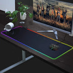 Luminous RGB Mouse Pad Luminous Symphony Game LED Rubber Table Mat - Whispering Desires Shoppe