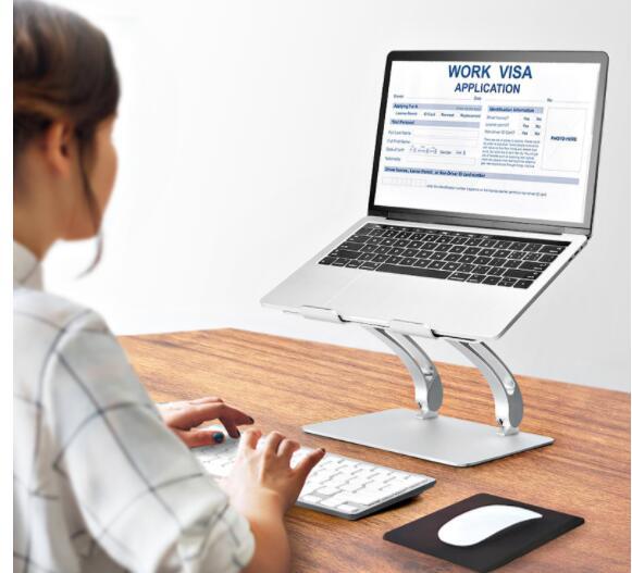 Laptop Computer Stand Bracket Tablet Computer Table Frame Cooling Base Folding Lift - Whispering Desires Shoppe