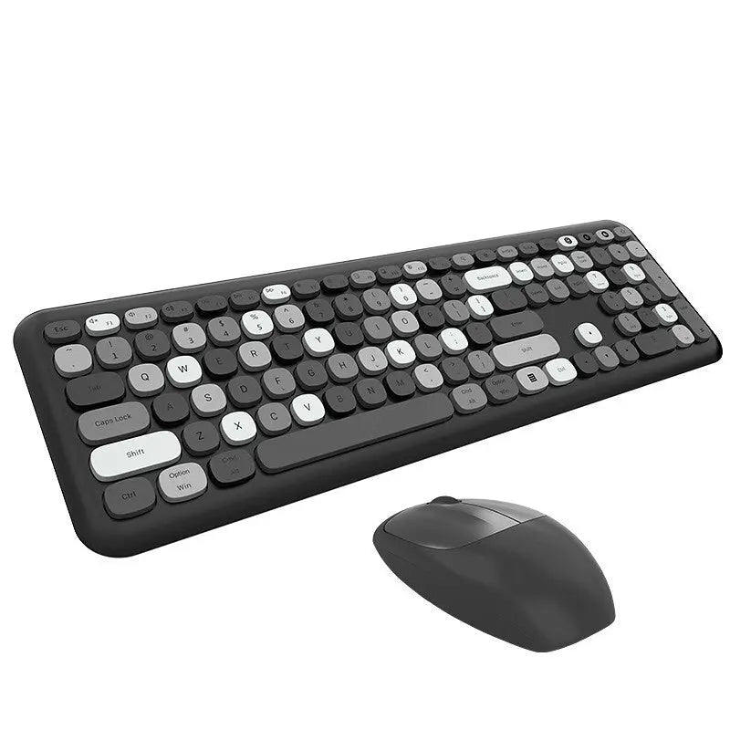 Wireless Office Punk Keyboard And Mouse Set - Whispering Desires Shoppe