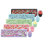 Wireless Office Punk Keyboard And Mouse Set - Whispering Desires Shoppe