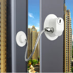 Window Security Chain Lock Window Cable Lock Restrictor Multifunctional Window Lock Door Security Guard for Baby Safety 1Pcs - Whispering Desires Shoppe