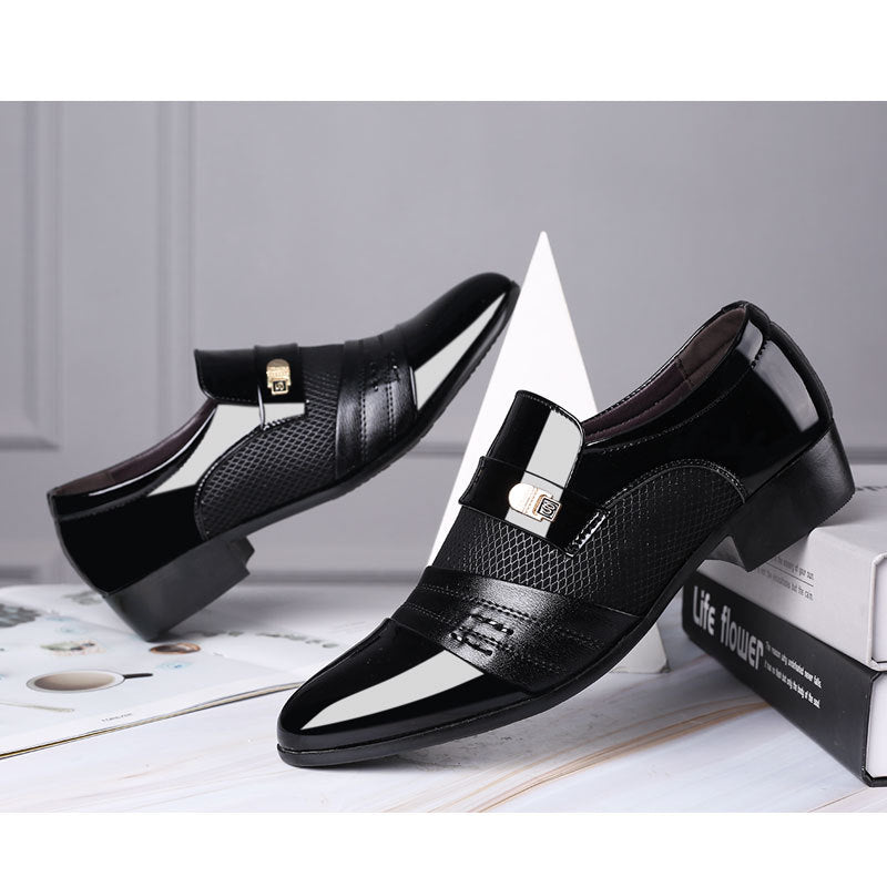Men's shoes, leather shoes, men's casual shoes, business formal shoes, plus size versatile wedding shoes eprolo