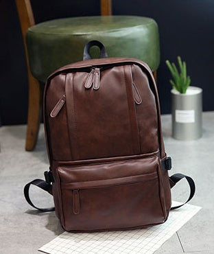 PU men's shoulder bag shoulder bag student bag computer men bag tide - Whispering Desires Shoppe