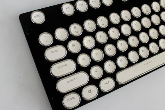 Steampunk Style Typewriter Mechanical Keyboard - Whispering Desires Shoppe