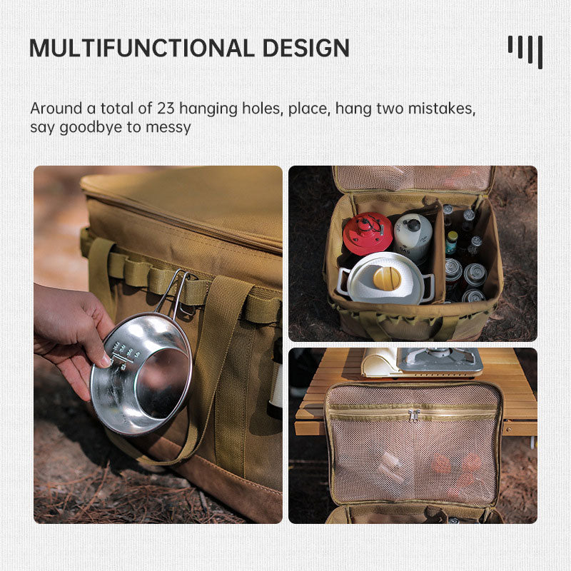 Outdoor Handbag Anti-Collision Storage Box Camping Waterproof Debris Bag Tableware and Kitchen Utensils Storage Bag eprolo