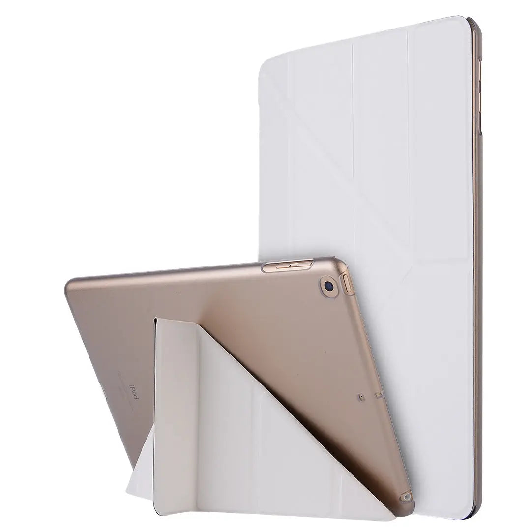 Compatible with Apple, Applicable to new ipadPro11 silk holster ultra-thin protective shell 9.7 dormant deformation leather case - Whispering Desires Shoppe