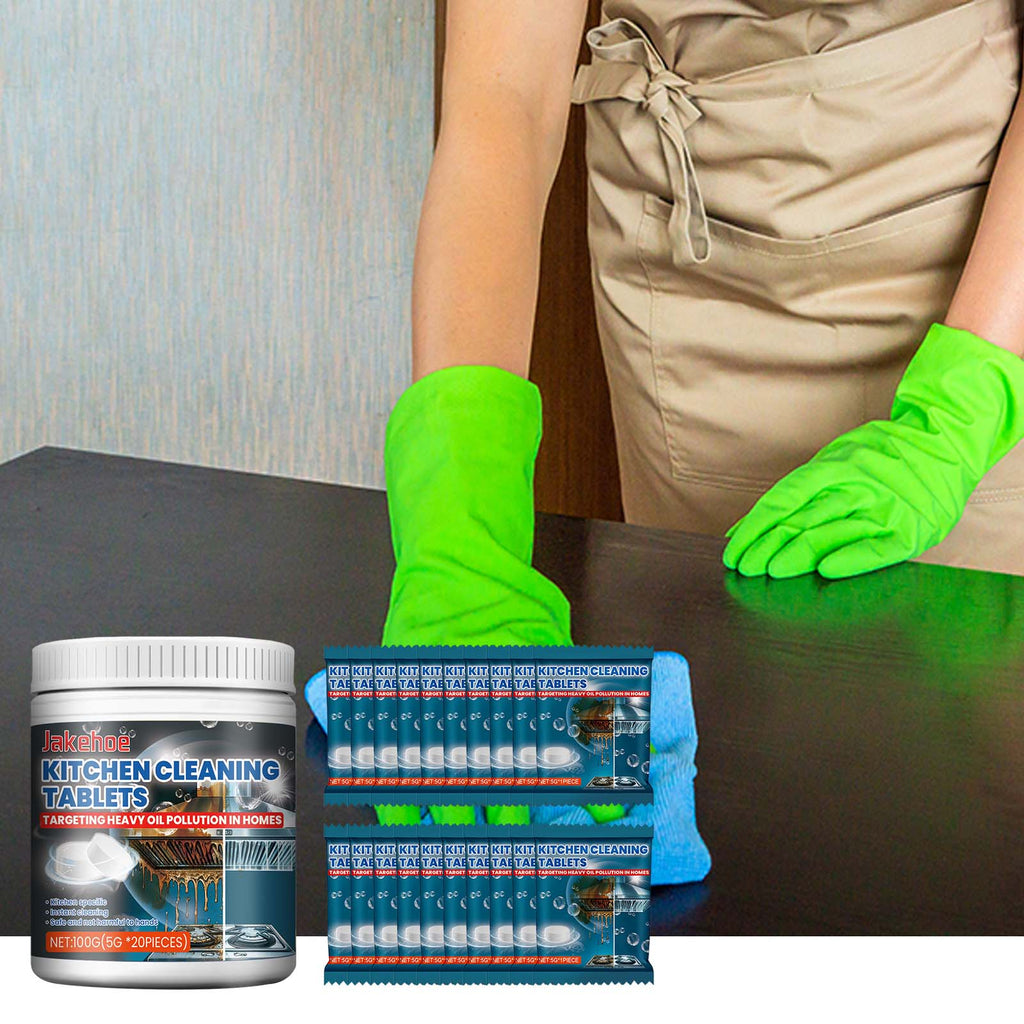 Kitchen Cleaning Effervescent Tablets, Clean The Kitchen Stove Sink Range Hood Stubborn Dirt Effervescent Tablet eprolo