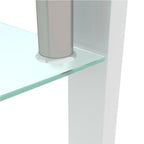 White Coffee Table Clear Coffee Table Modern Side Center Tables for Living Room Living Room Furniture eprolo