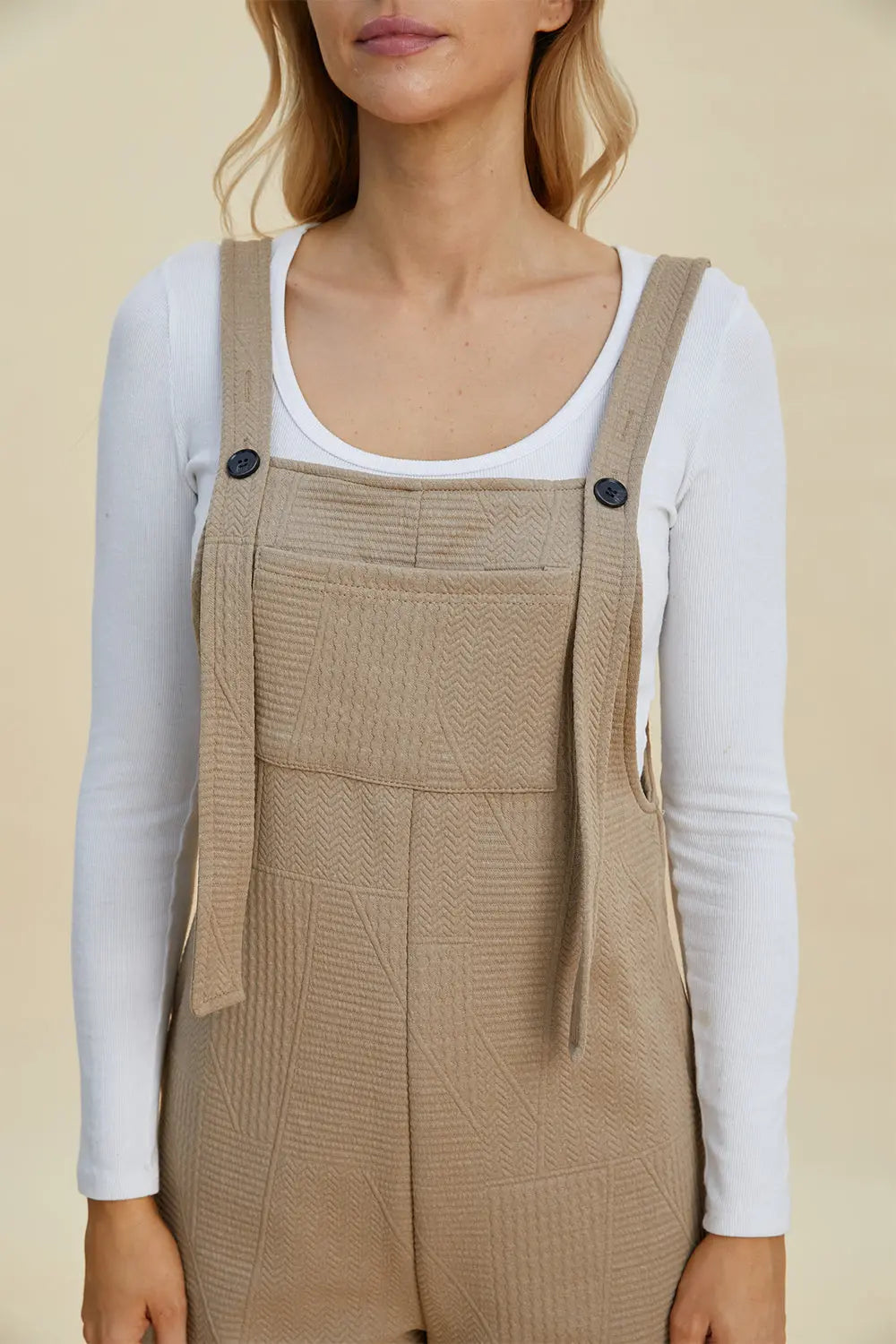 Double Take Full-Size Textured Sleeveless Romper - Whispering Desires Shoppe