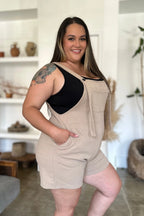 Double Take Full-Size Textured Sleeveless Romper - Whispering Desires Shoppe