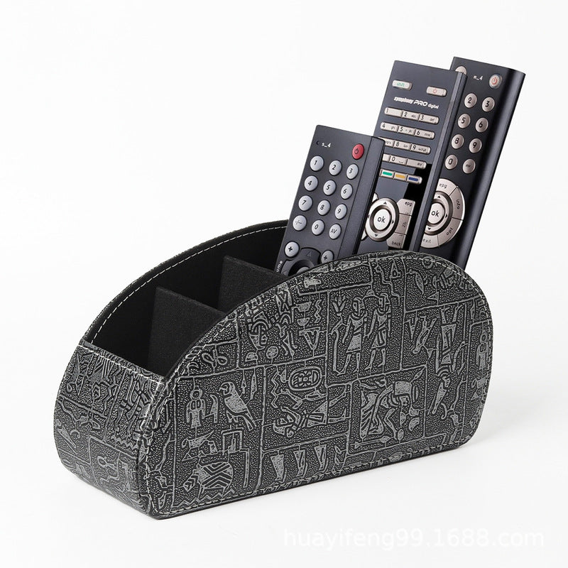 5-Slot Remote Control Holder Box - Desktop Organizer for TV, Media Player, Heater & Game Controllers eprolo
