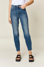 Judy Blue High-Waist Tummy Control Slim Jeans - Whispering Desires Shoppe