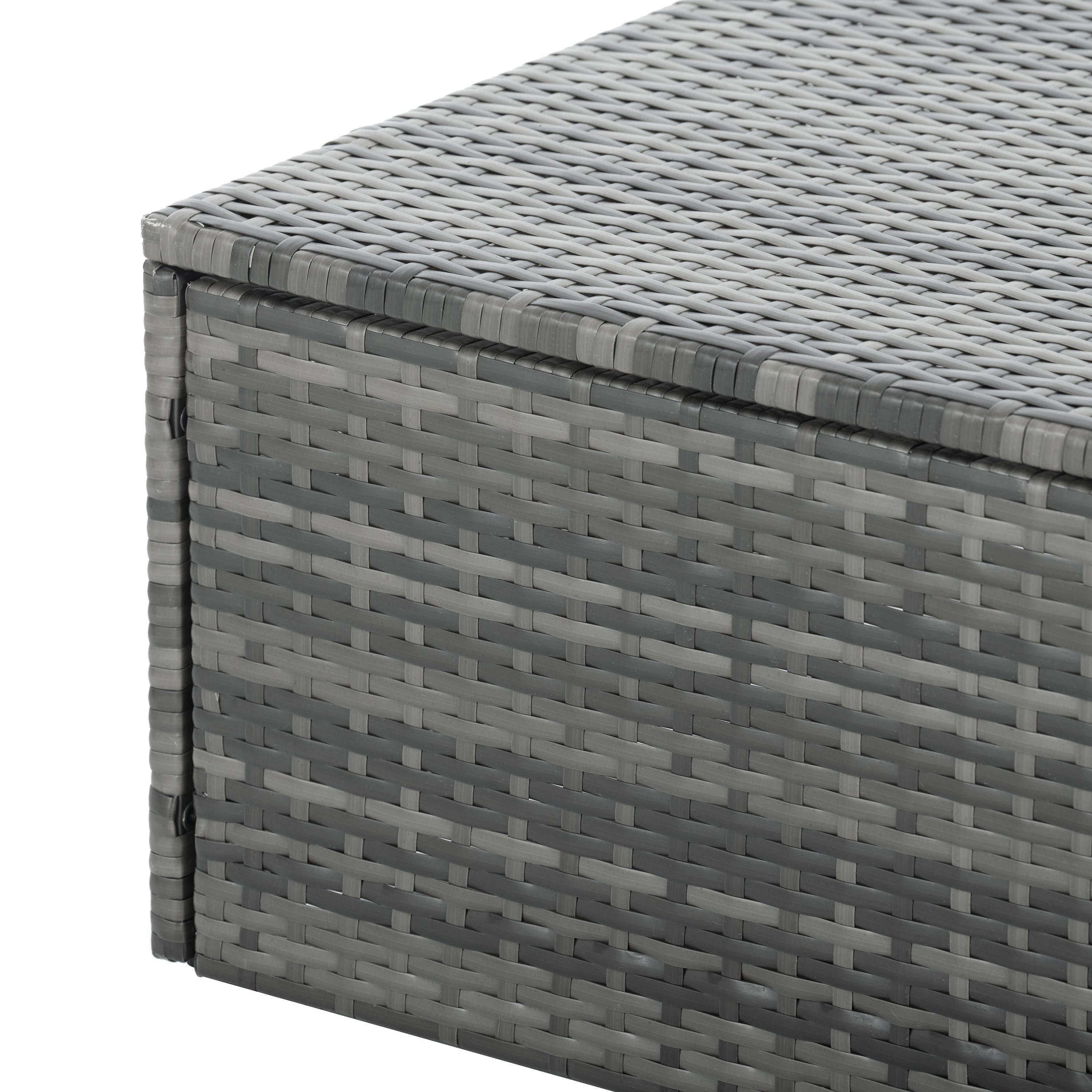 Patio Furniture, Outdoor Furniture, Seasonal PE Wicker Furniture,5 Set Wicker Furniture With Plywood Coffee Table eprolo